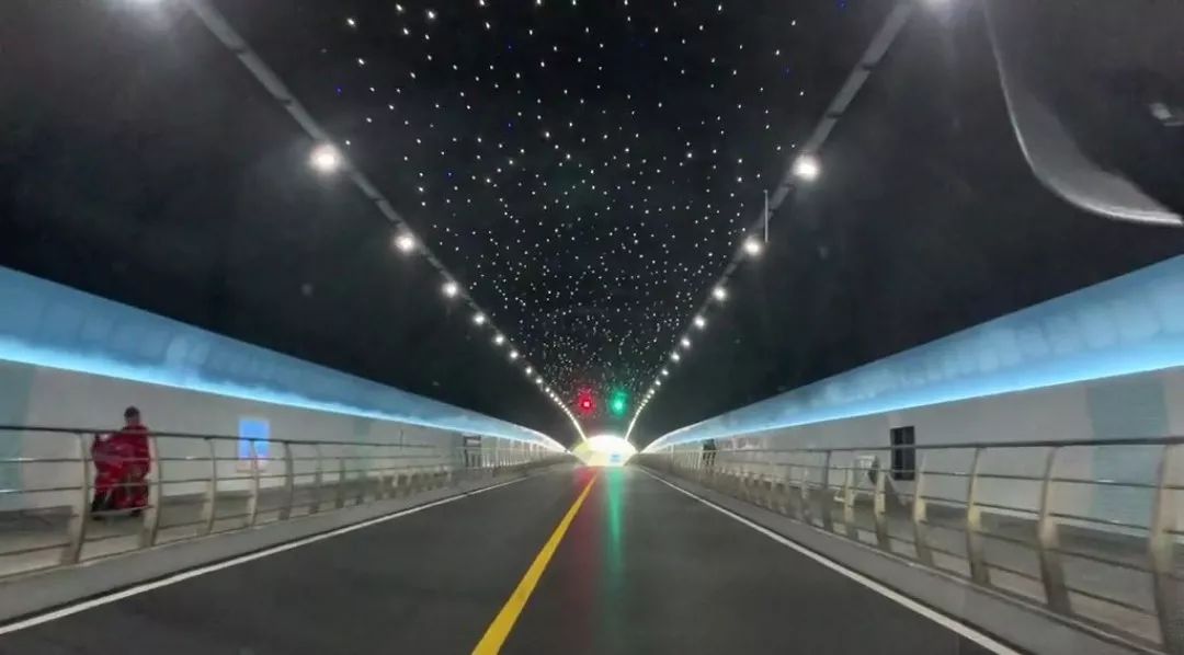 漫天星河舟山有条网红隧道走红能一路看见繁星