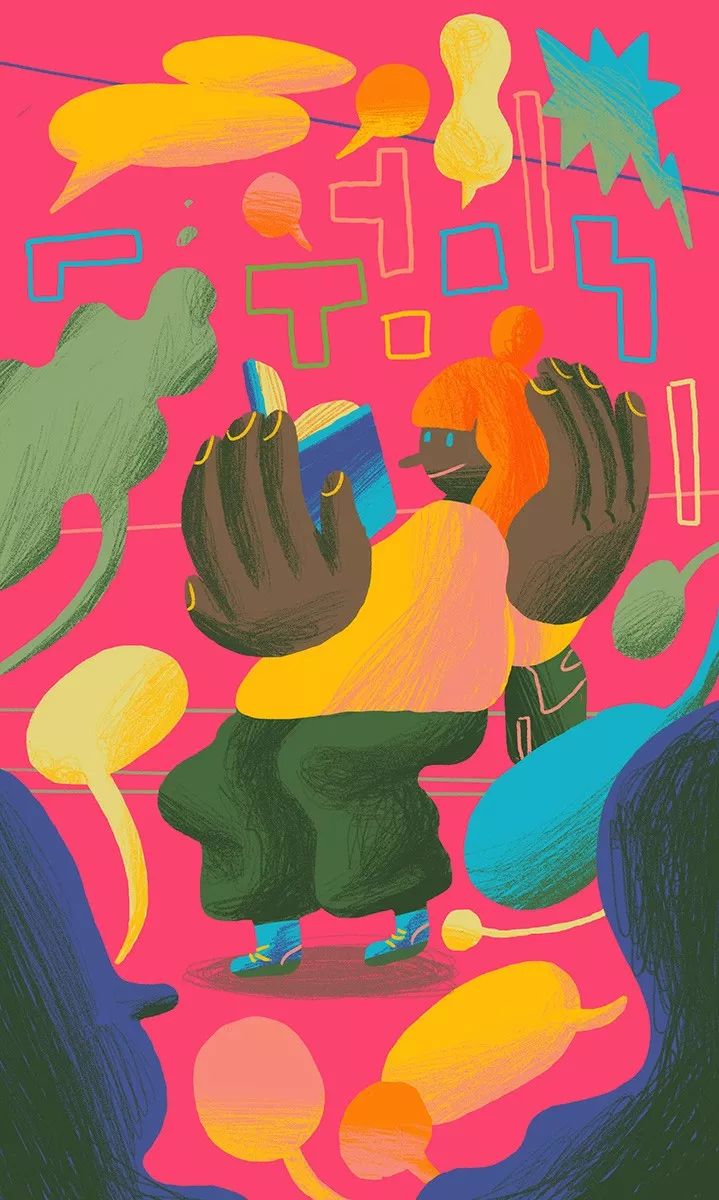 极度夸张的画作却让我感到无比放松