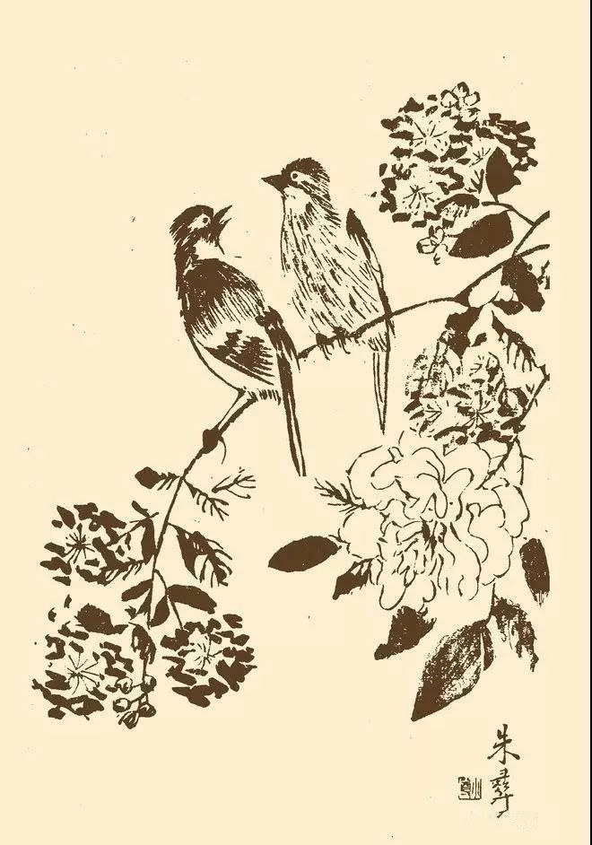 芥子园中千姿百态的鸟珍藏50幅