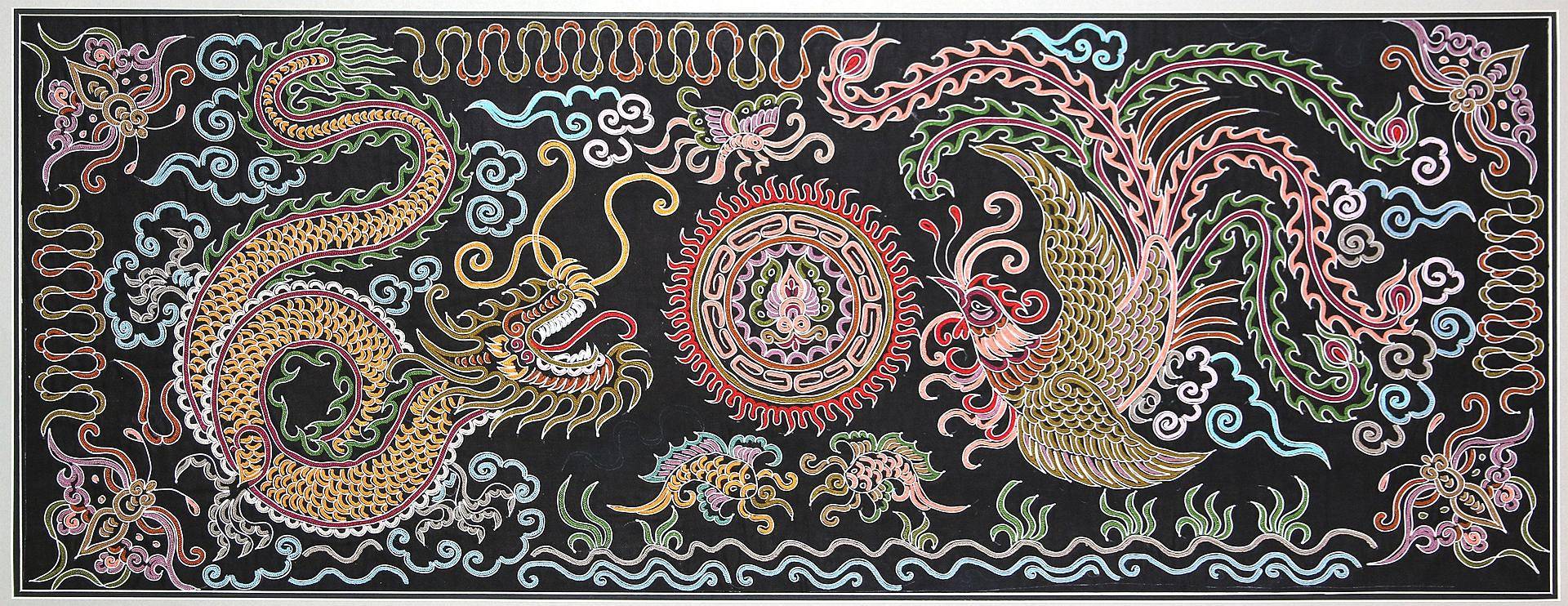 被称为刺绣的"活化石",不仅是研究水族民俗,民风,图腾崇拜及民族文化