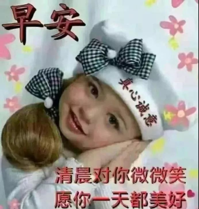 周日最新漂亮早上好动态美图鲜花带字