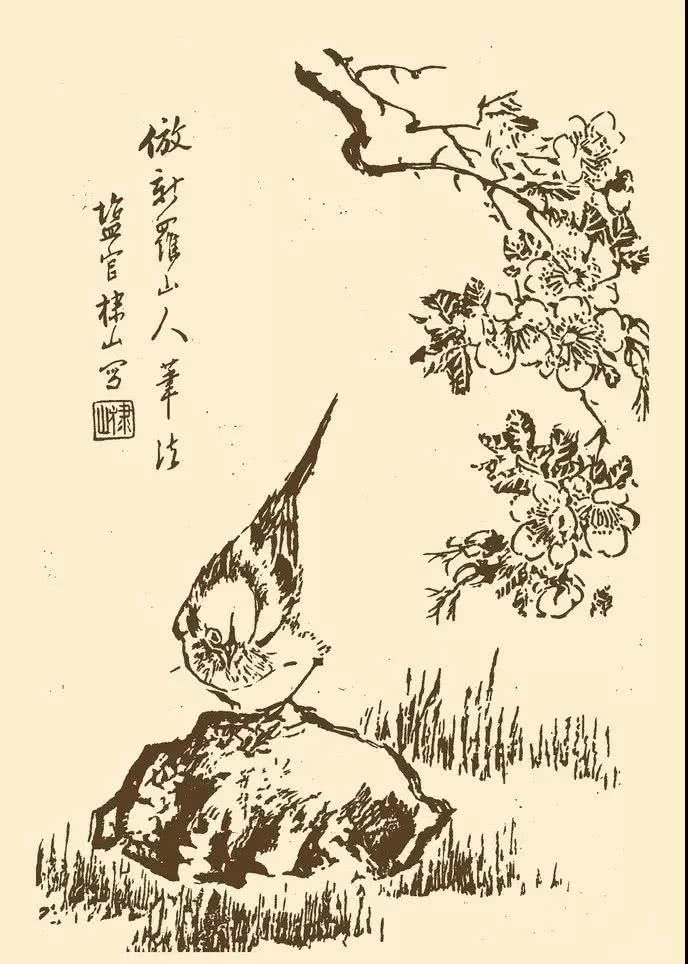 芥子园中千姿百态的鸟,珍藏!(50幅)_画谱