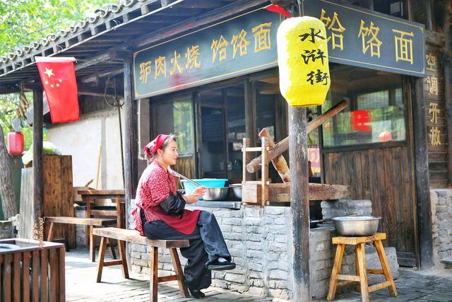 原创赏汴梁菊圆江湖梦开封万岁山大宋武侠城珍稀菊花展国内罕见