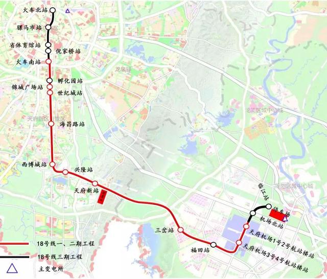 連接成都中心城區,天府新區以及新機場