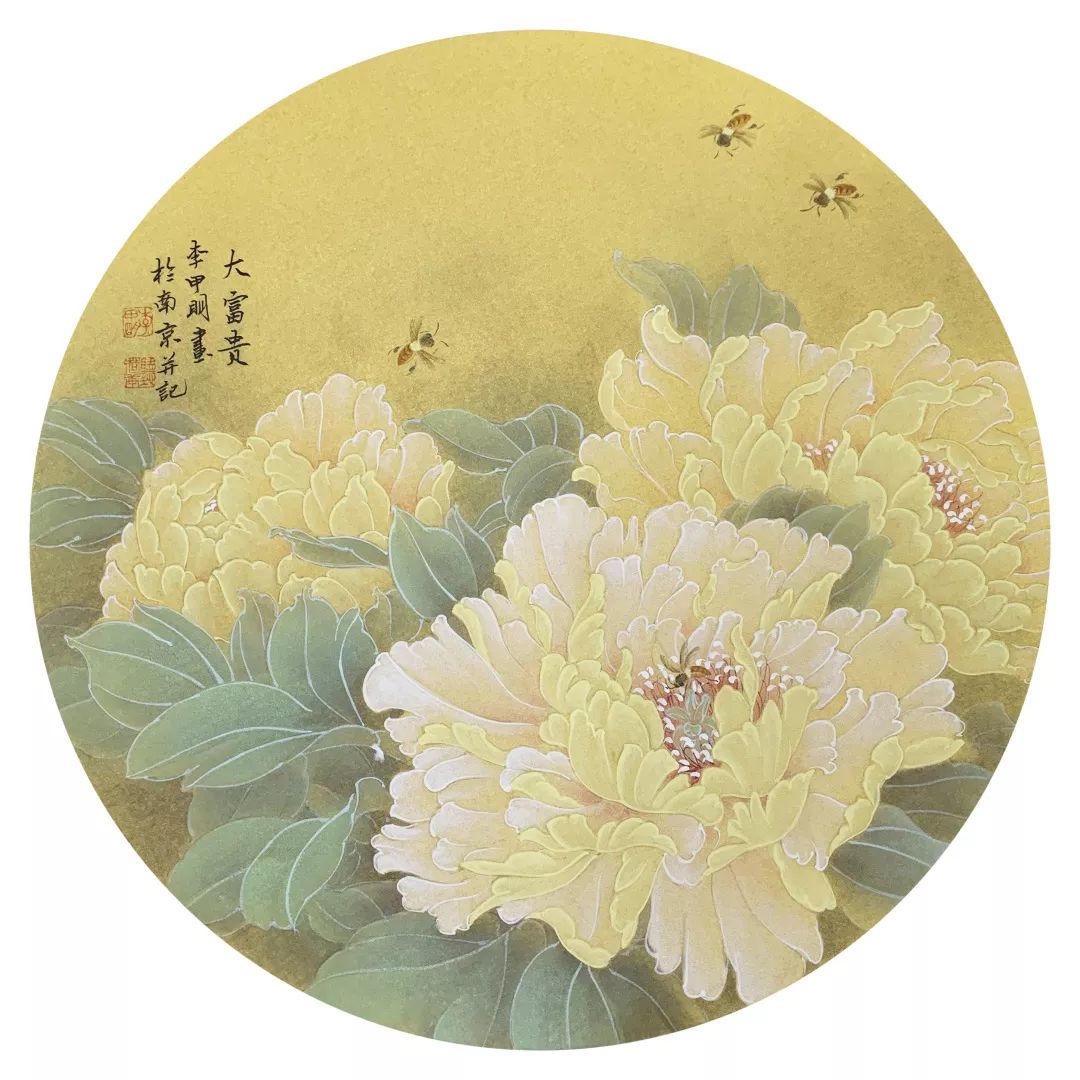 桂林山水甲天下;在金陵画界,李甲明先生是一位非常有发展潜力的工笔