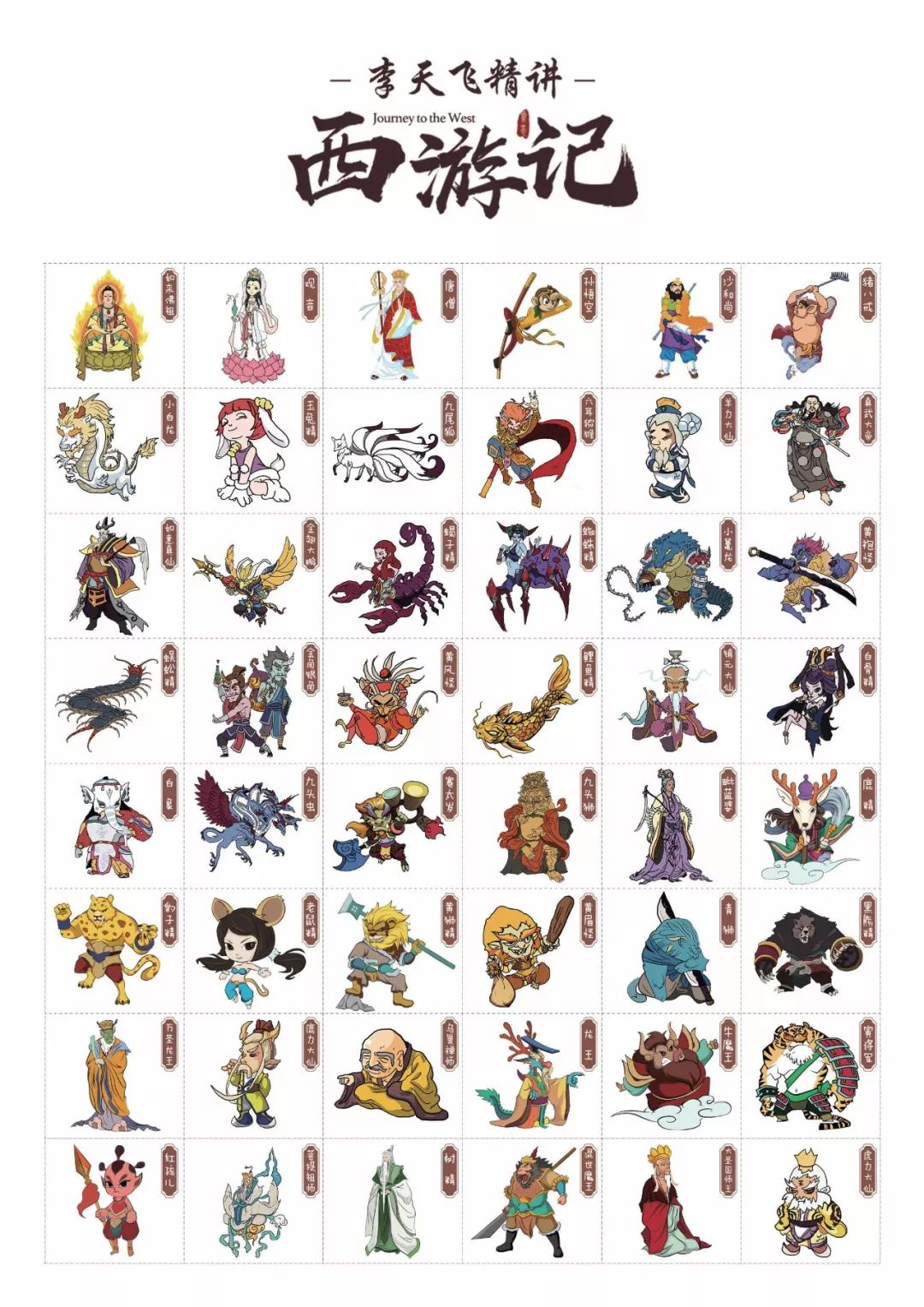 不爱读名著的学员;* 没读过《西游记》原著,想理解其中世界观,人物