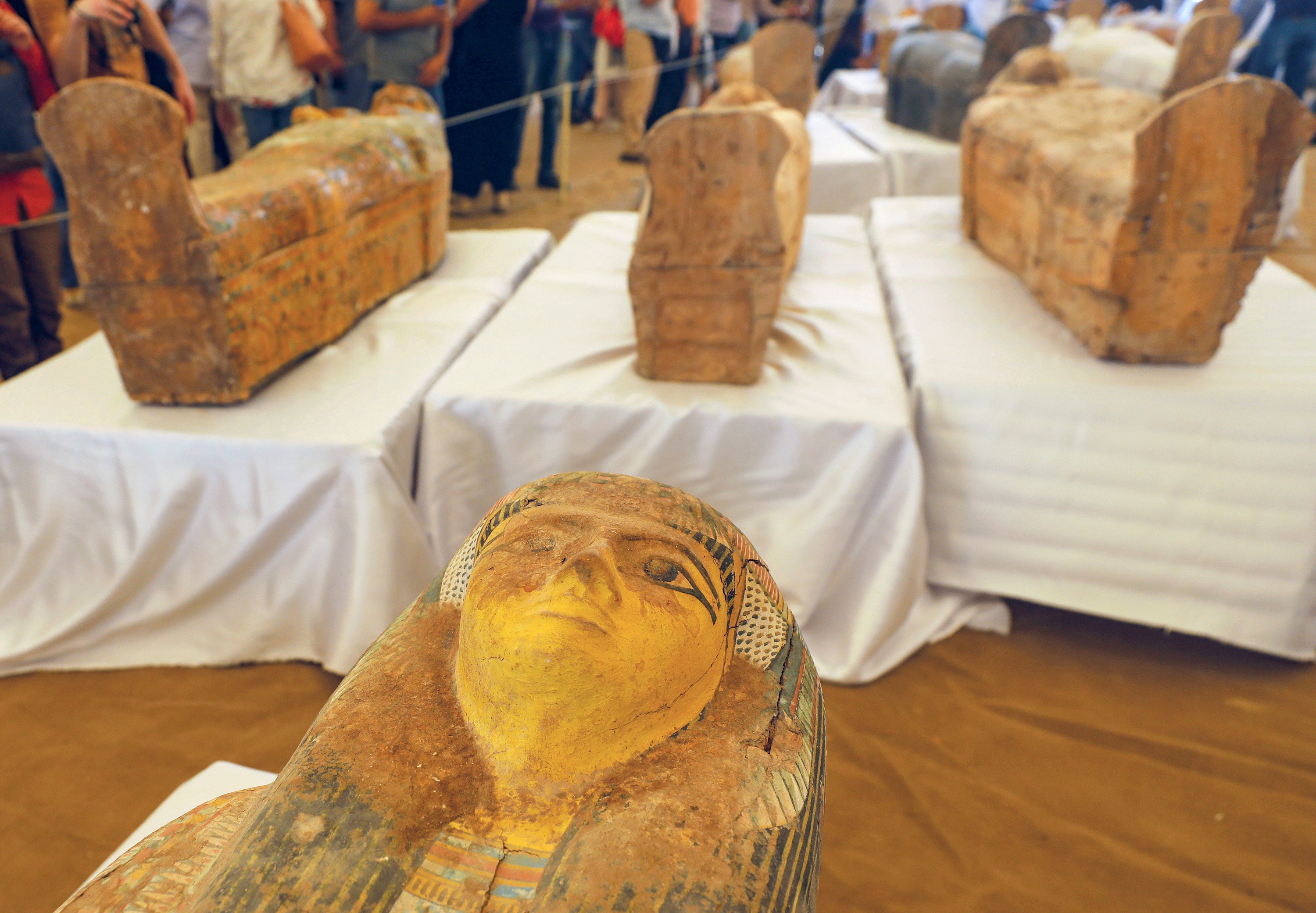 埃及出土30具3000年前图片