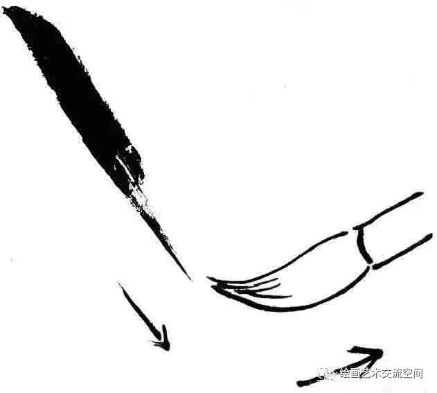 写意金鱼的画法_笔锋