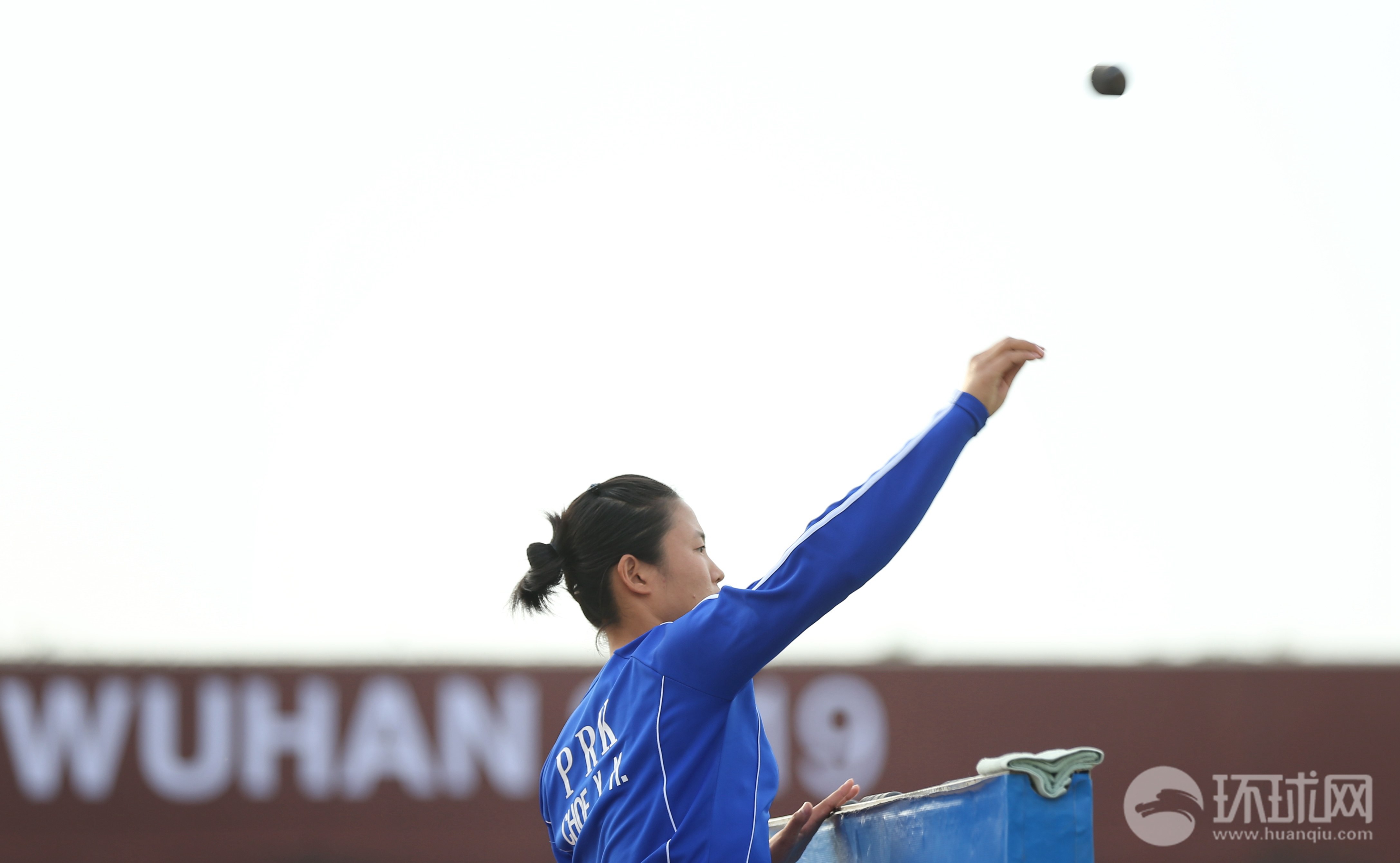管超楠获得军运会军事五项个人全能女子(投弹)第一名