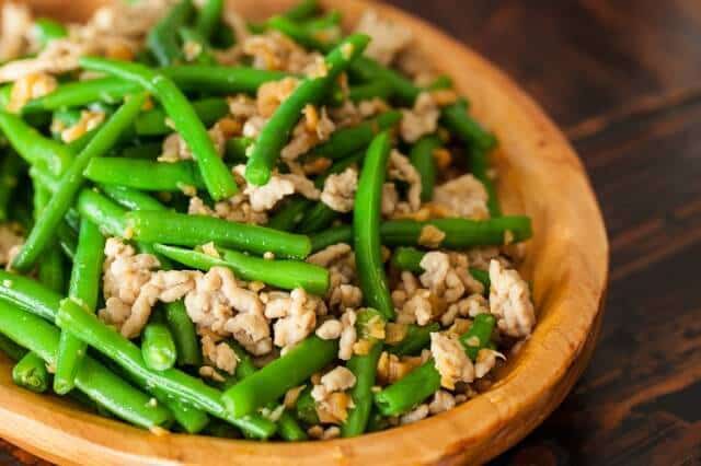 原创萝卜干炒绿豆