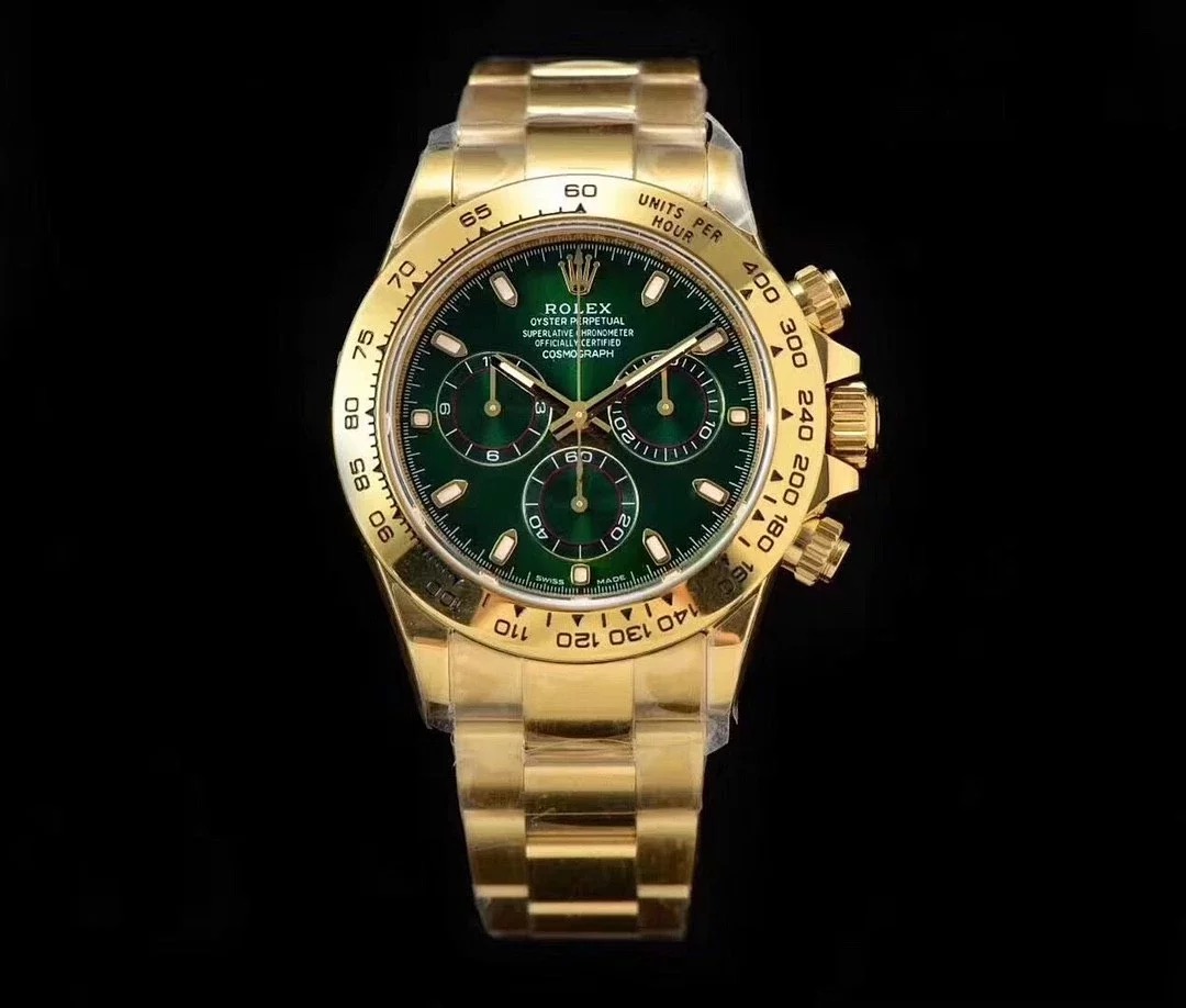 江山玩表n劳力士迪通拿金绿迪腕表评测