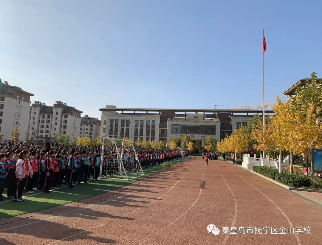 专题金山学校举行垃圾分类从我做起主题升旗仪式