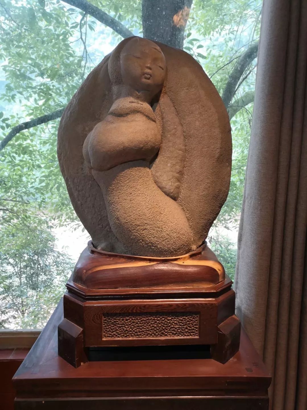 吴坤木雕残荷系列