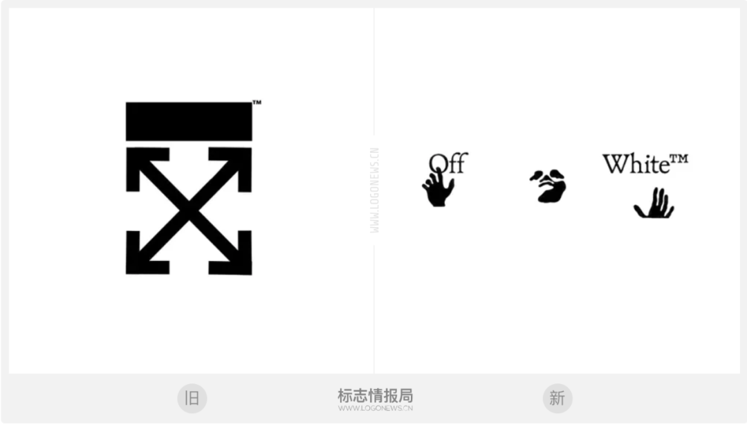 街头潮牌及奢侈品品牌offwhite全新logo曝光