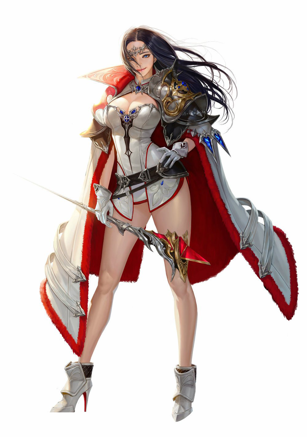 不要叫我大王,请叫我女王大人!超性感taekwon kim原画欣赏