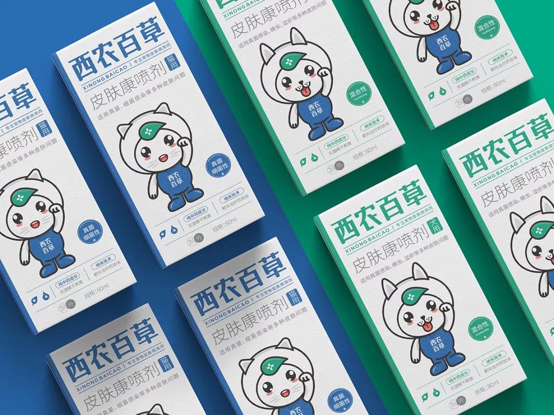 宠物常见皮肤病,就用西农百草