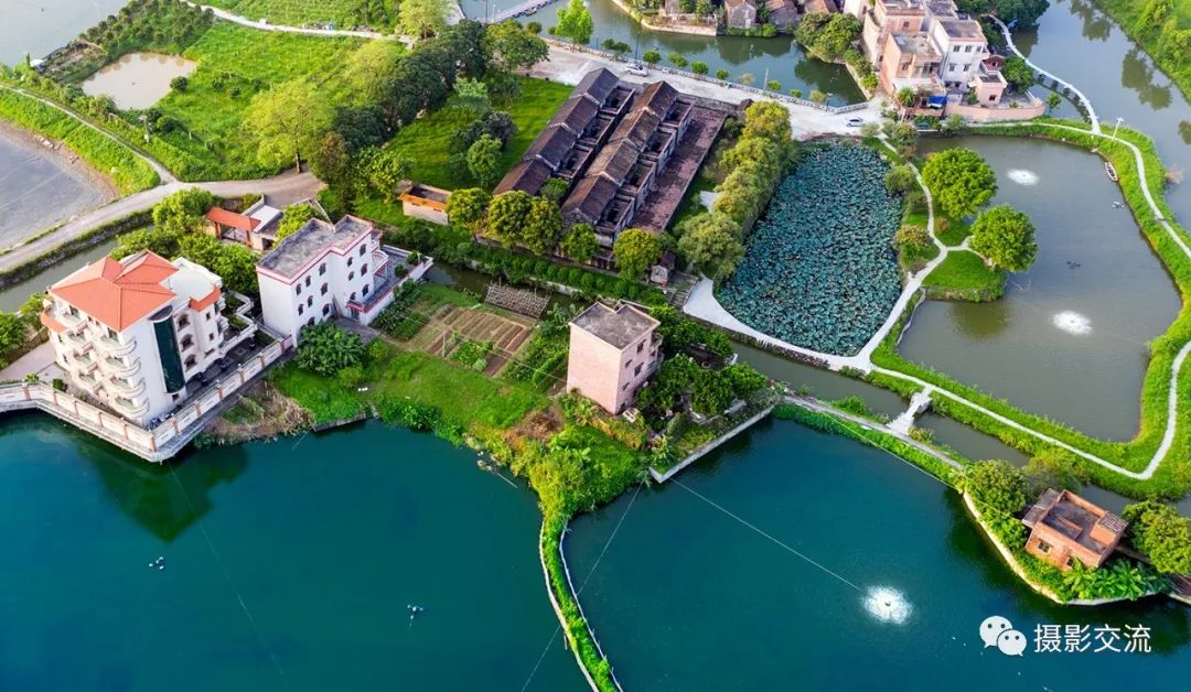 【梦里水乡-广东古劳水乡】黄彦航拍摄影