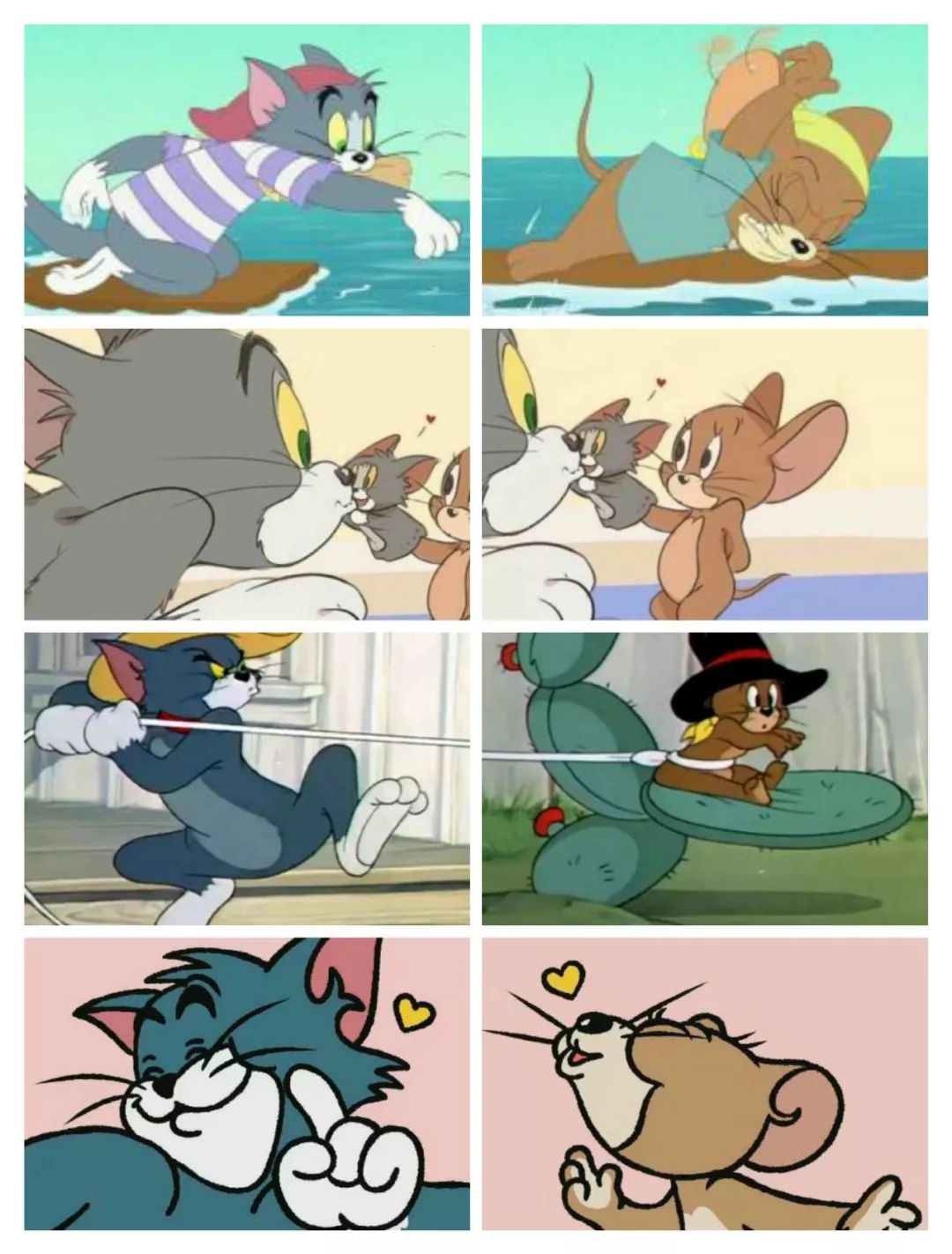 在我们的星球上住着一只猫和一只老鼠,他们今年已经整整八十岁了!