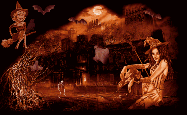 神秘的万圣节前夜一场空前热闹的百鬼夜行派对