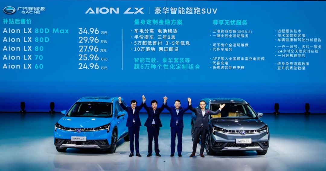 广汽Aion LX24.96万起的定价 底气何在？