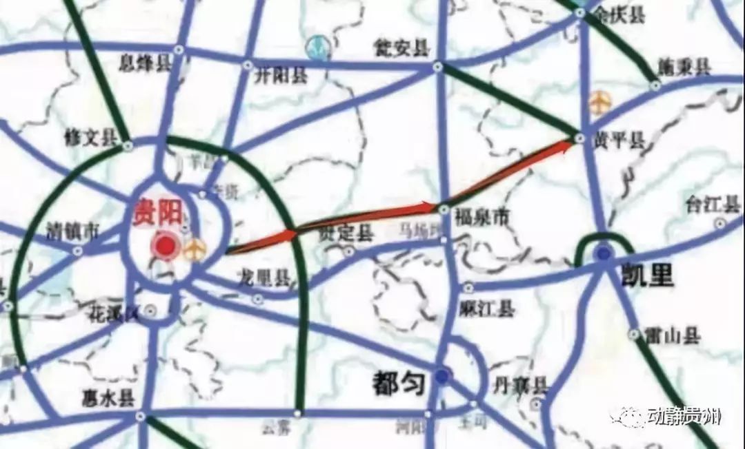 贵黄高速地图图片