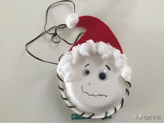 纸盘变雪人挎包幼儿园中班小制作教案宝爸宝妈亲子手工课必备