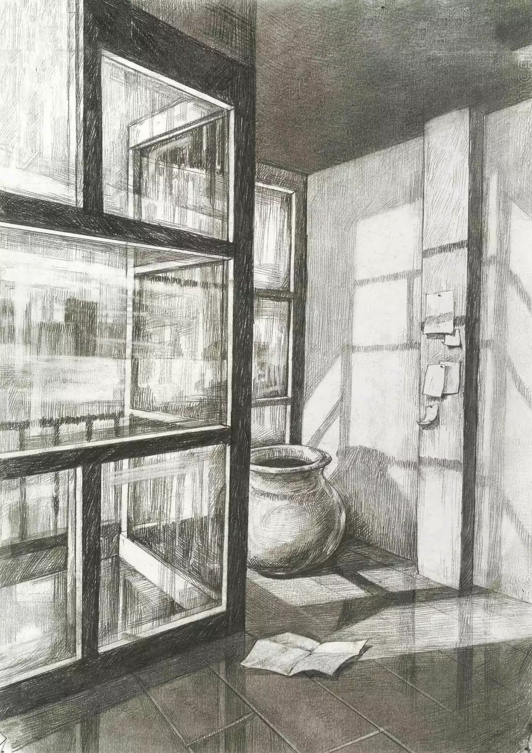 100幅清华美院高分卷,带你走进高手如云的世界_素描