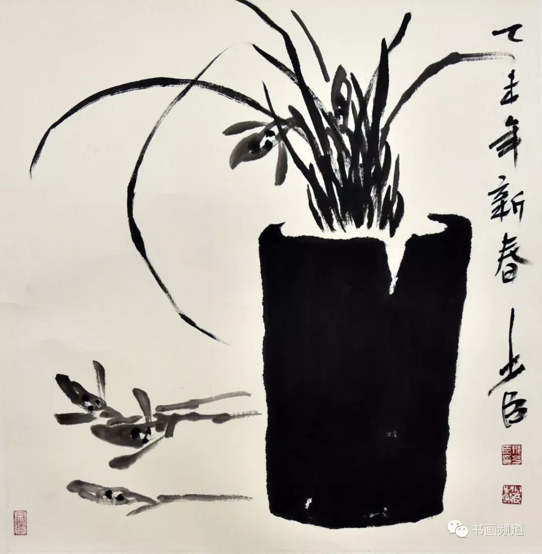 当水墨淋漓的意笔山水遇上墨彩飞扬的写意花鸟