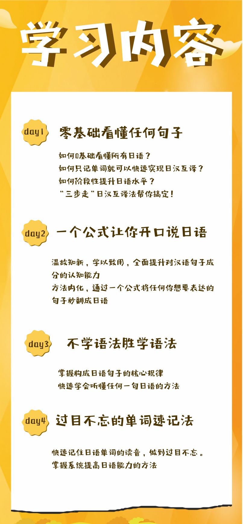 学日语只会五十音图?用这套干货方法,4天掌握80%日语