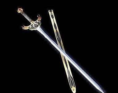 上刻有"乱世出妖魔,傲世啸天绝"十个古字,天绝剑与冰青剑相比各有千秋