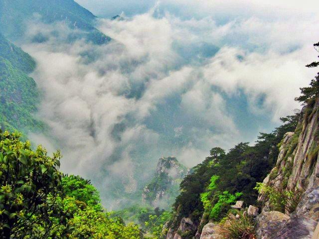 石门涧铁船峰，庐山这两个地方奇美，没有超强体力就无福消受_海拔