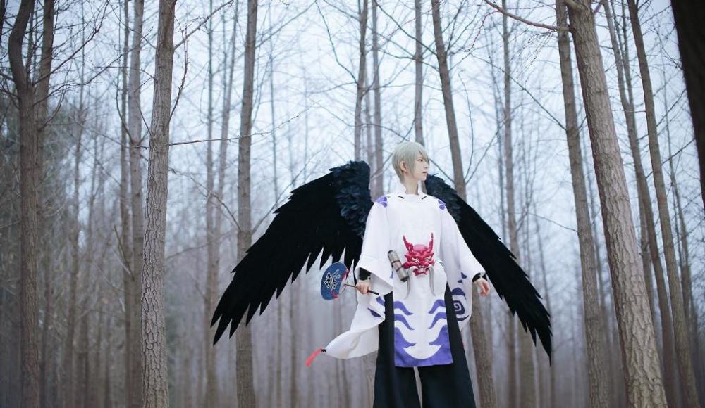 阴阳师手游cos帅气大天狗