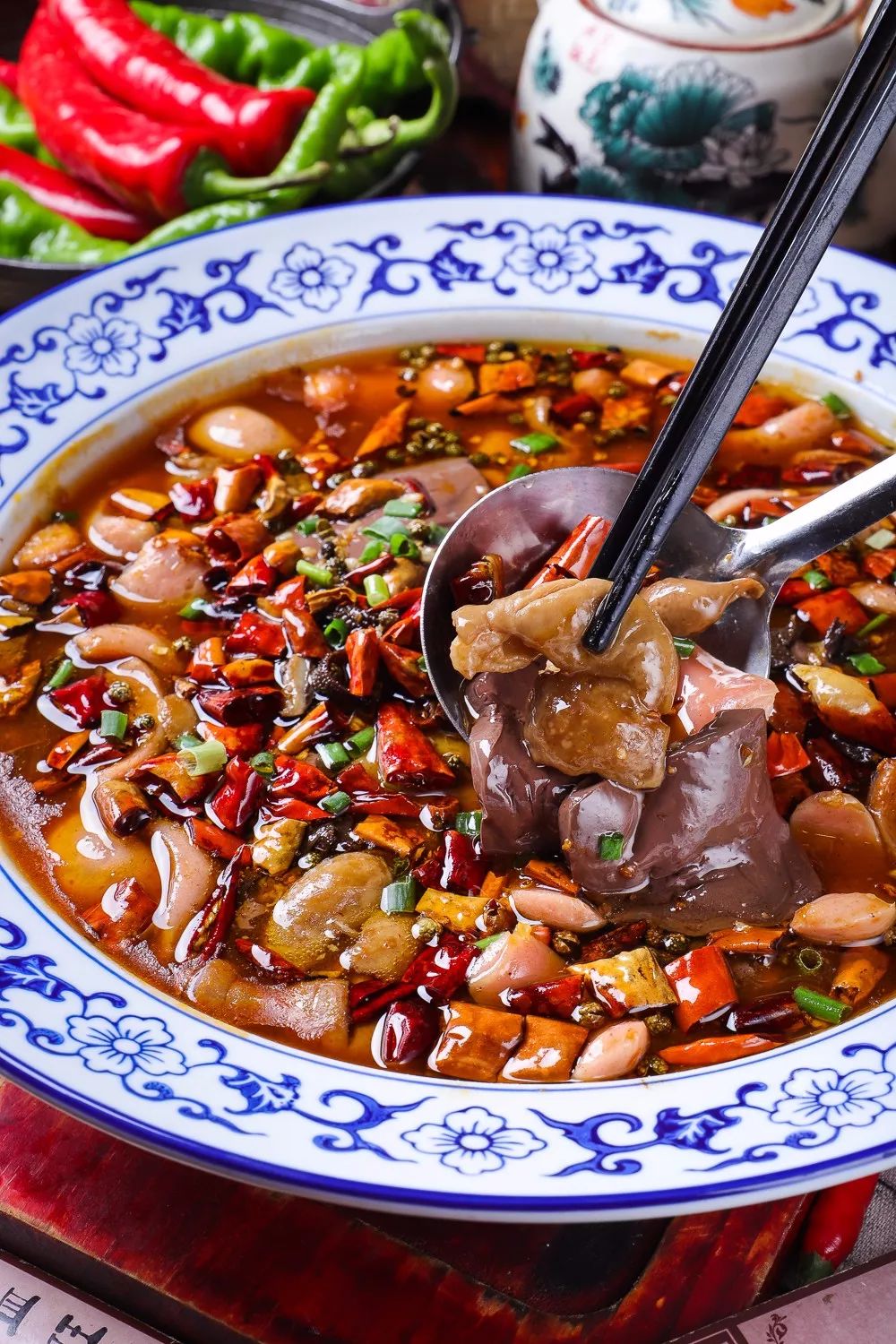 599元秒杀23人份超大美味水煮毛血旺干锅田鸡