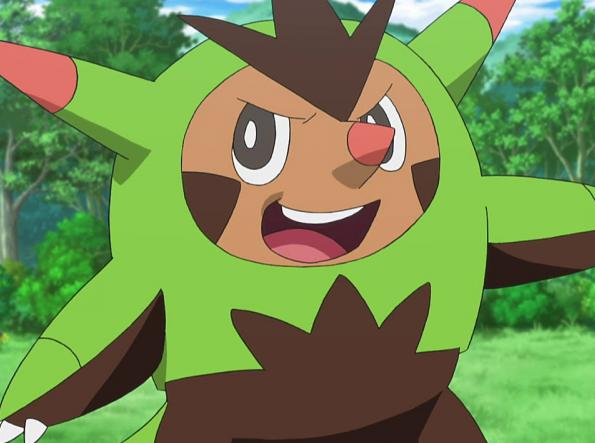 精灵宝可梦图鉴651伙伴之间喜欢碰撞身体胖胖哈力