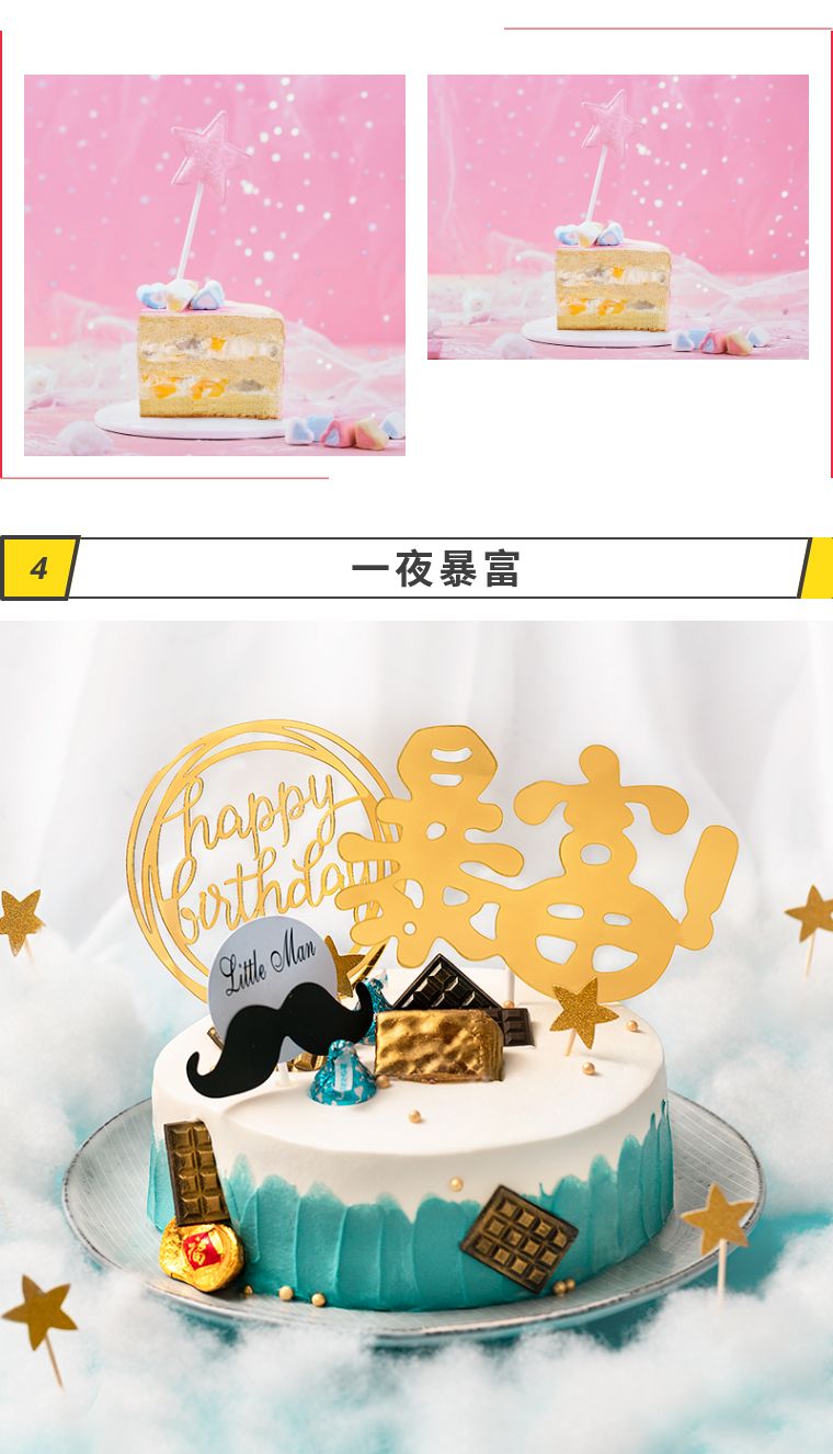 搜索2019关键词"暴富"熊猫不走暴富蛋糕有啦~生日蛋糕心愿一夜暴富```