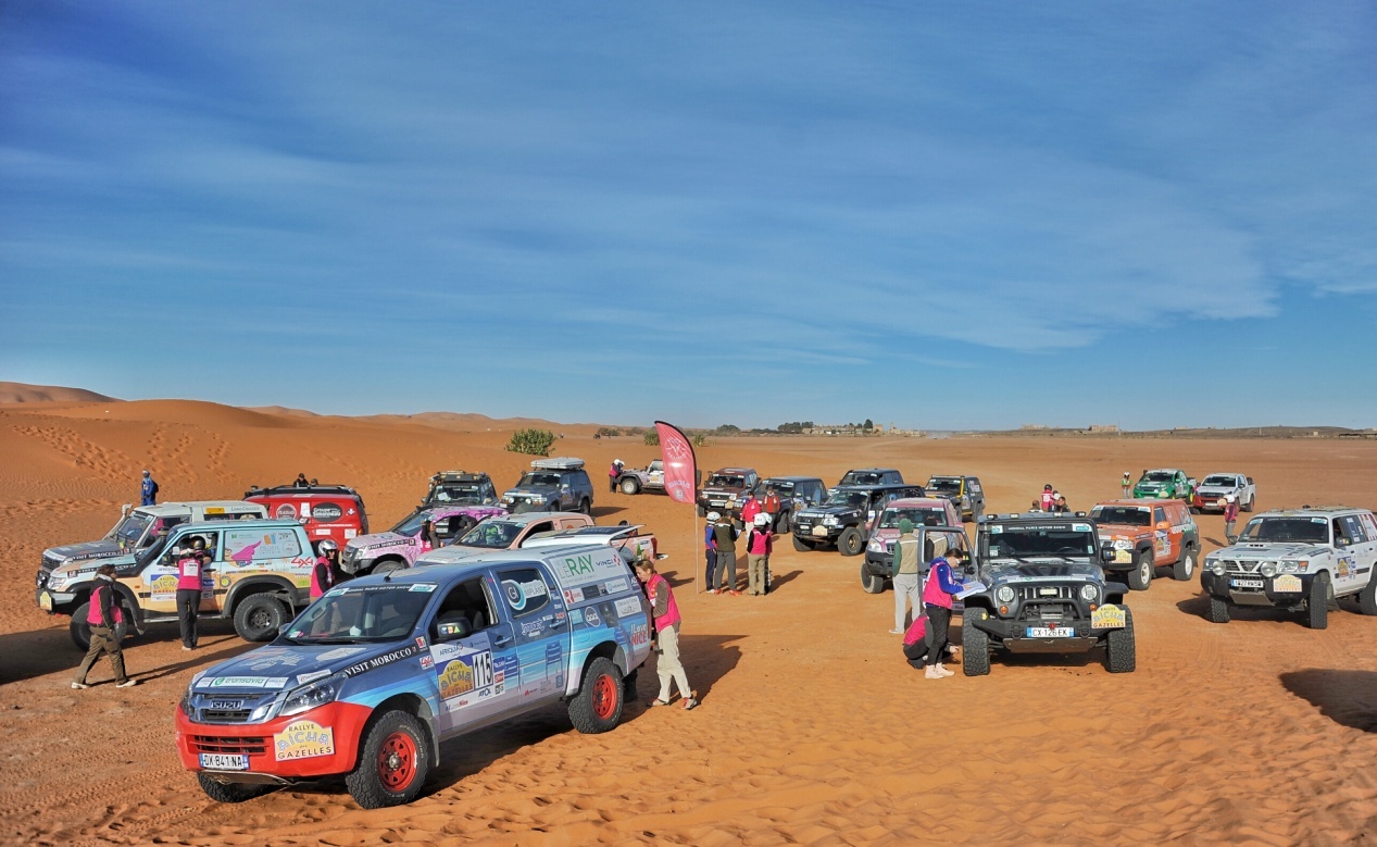 2019羚羊摩洛哥中国奈曼环科尔沁沙地越野拉力赛马上开启