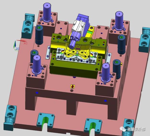 测模具的请收藏模具图纸上的符号