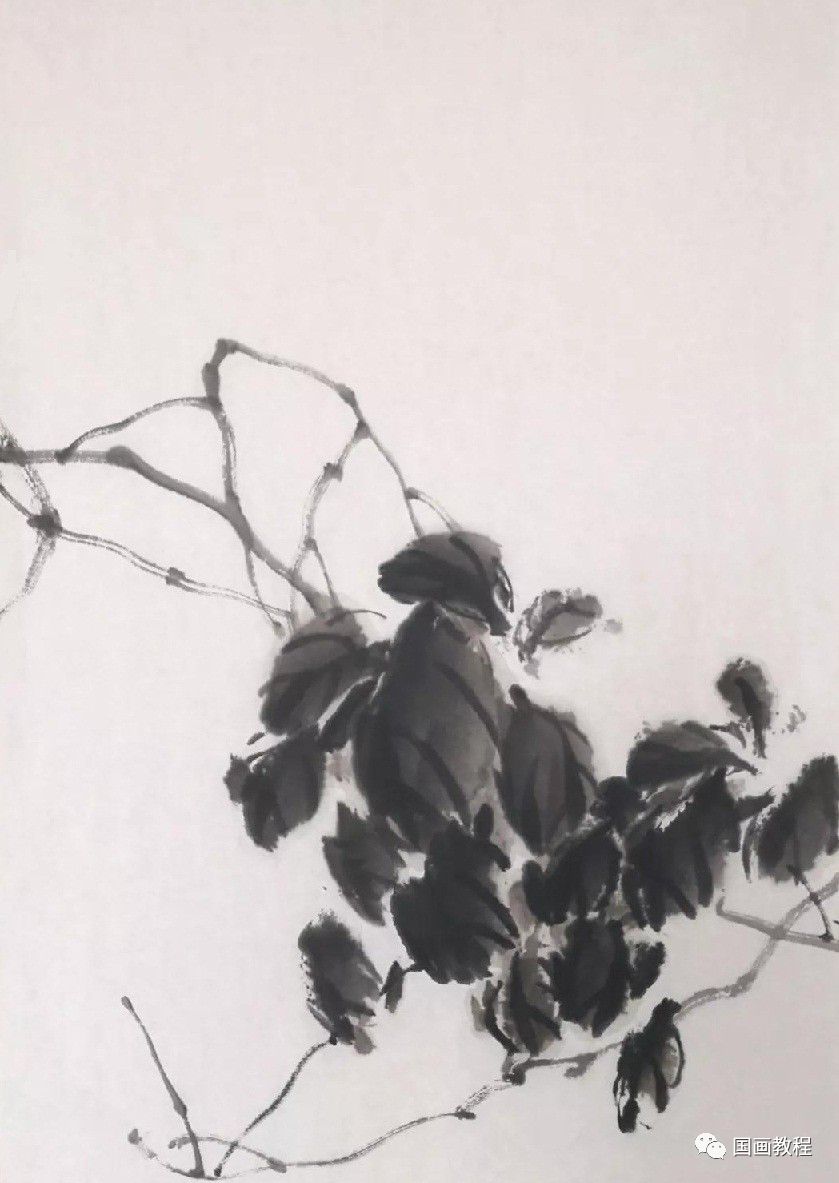 国画教程写意夜听秋虫鸣