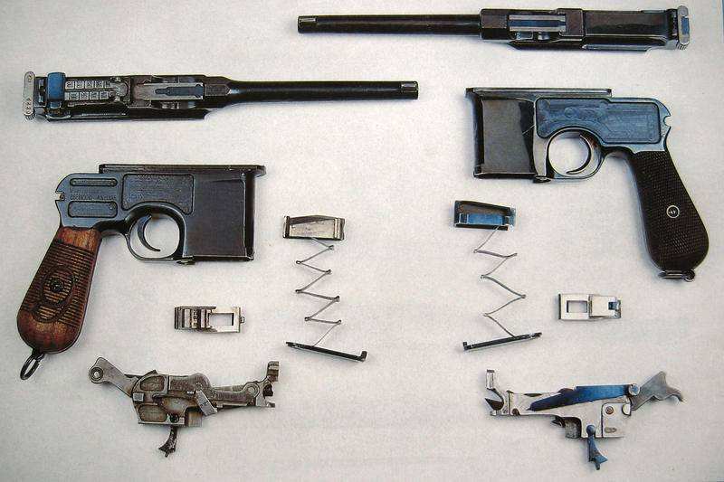 毛瑟枪驳壳枪零件图图片