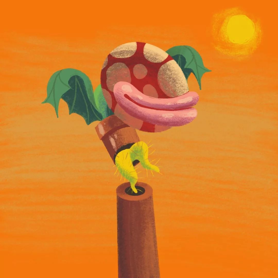 脑洞大开的夸张画风配色很大胆