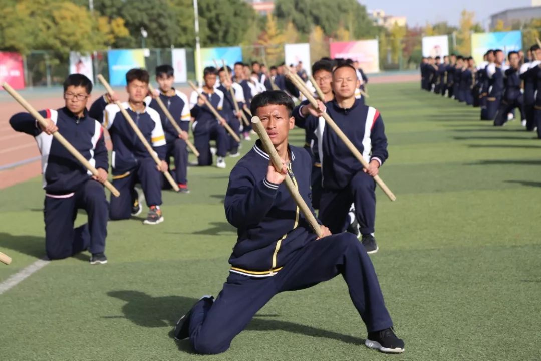 河西学院2019级军训表演科目花絮