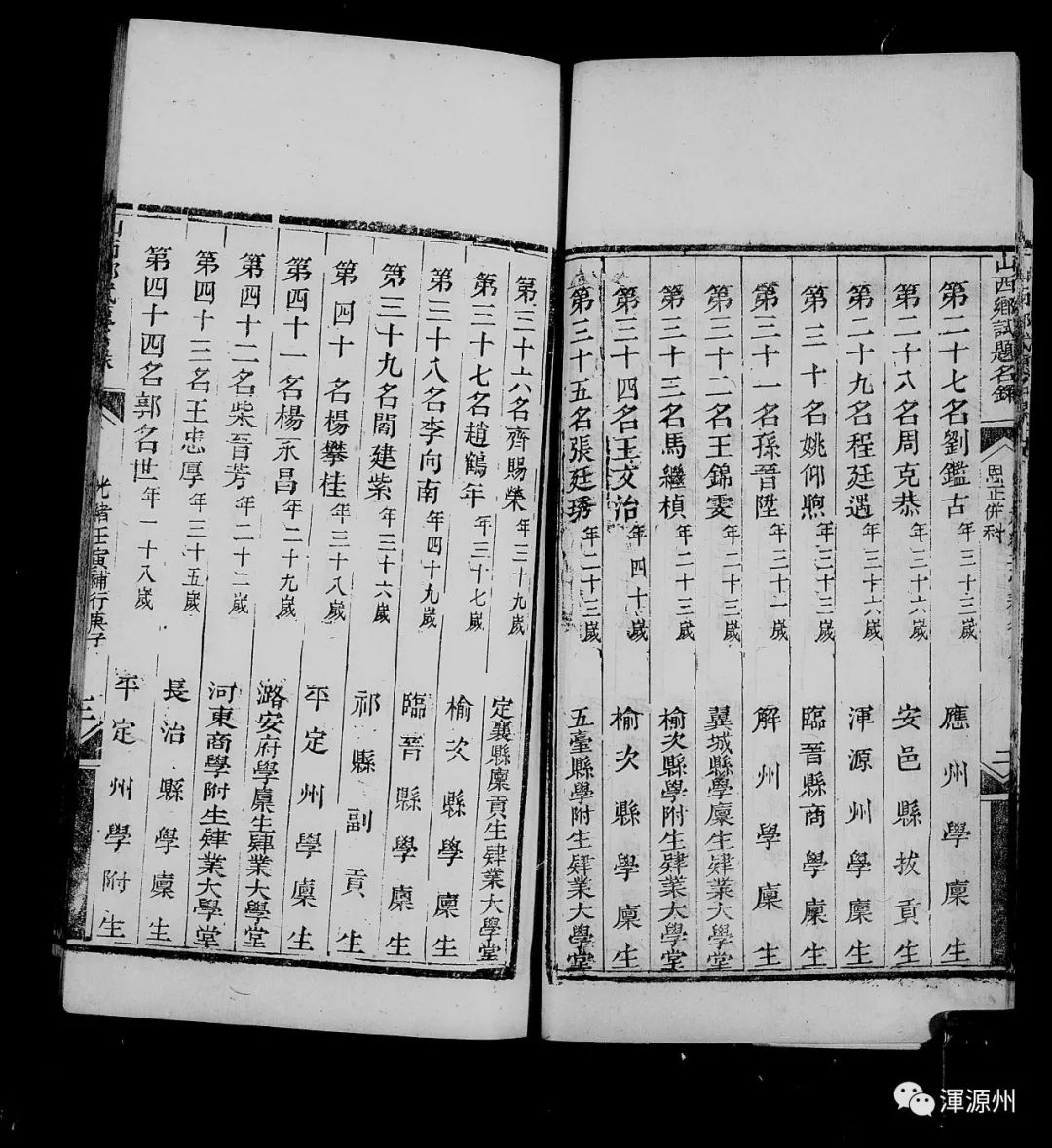 《山西乡试题名录》中的程廷遇,第29名举人这事虽然没惹大祸,但在疏通