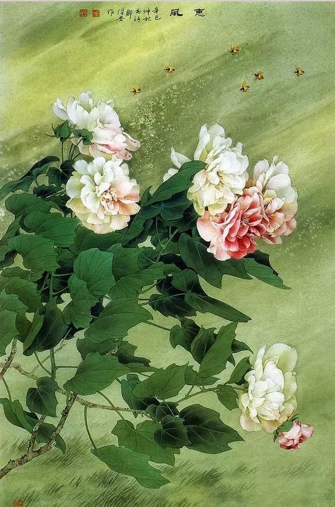 光色艳发妙穷毫厘八位工笔名家的牡丹作品精选你更喜欢谁