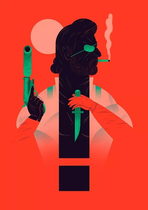 脑洞大开的夸张画风配色很大胆