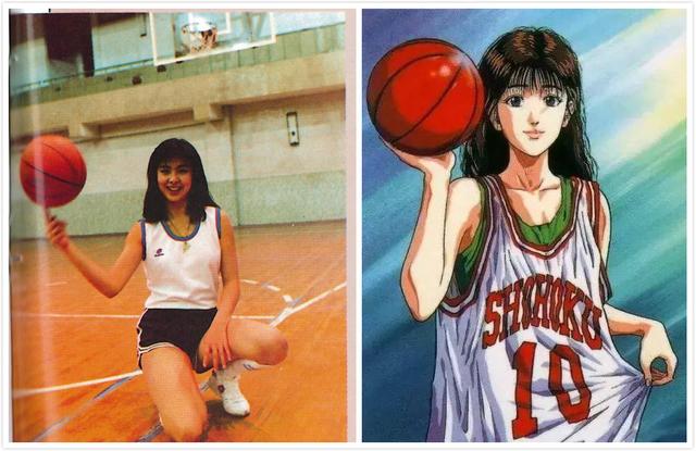 王祖贤打篮球旧照曝光清纯面容修长美腿像真人版赤木晴子