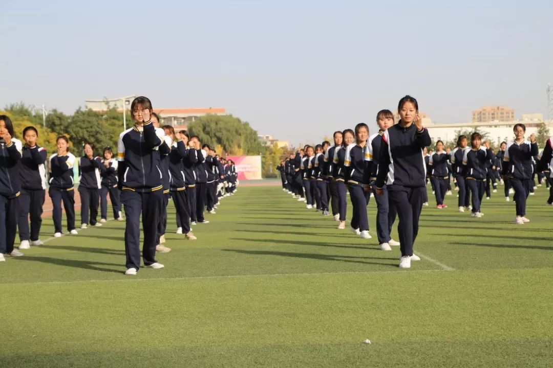 河西学院2019级军训表演科目花絮