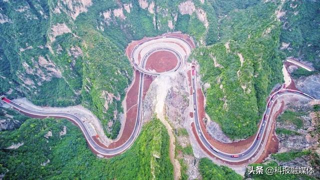 国道207线螺旋展线路段 晋豫路上的新明珠