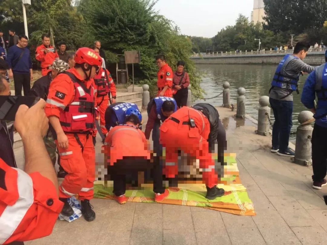 悲剧邯郸滏阳河人民桥段一女子溺亡