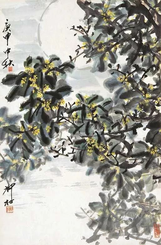 国画中的桂花好美