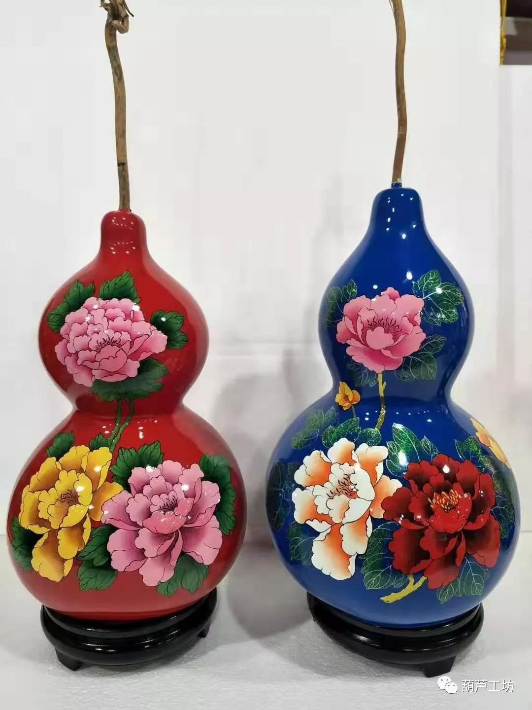 瓷漆艺术葫芦欣赏